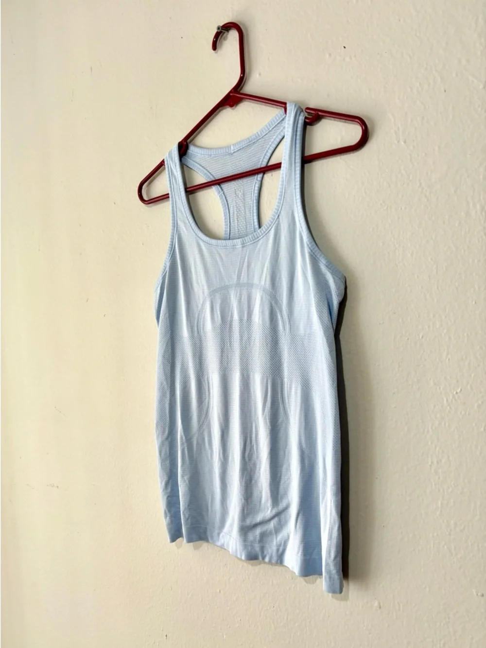 Light Blue Racerback Performance Tank Top by lululemon athletica